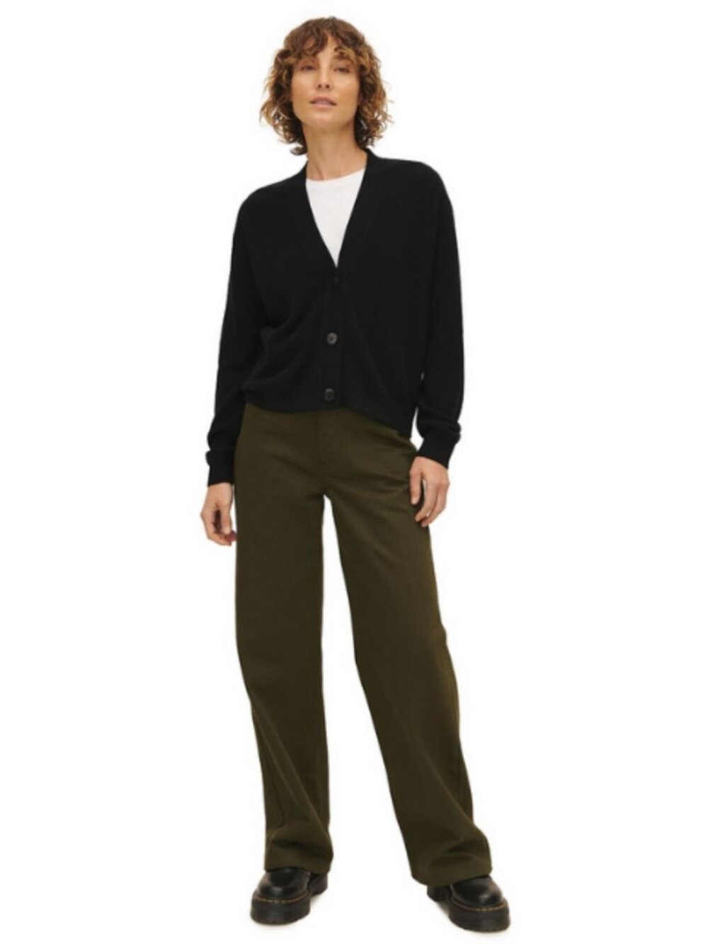 Kowtow Piper Cardigan Black Size Small